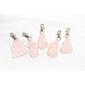 Handmade Genuine Leather Moomin Valley Characters Keychains   153140106940